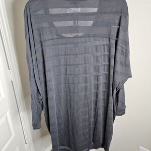 Rag & Bone Dark Gray Striped Knit Top